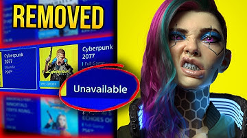 SONY REMOVED Cyberpunk 2077 from PLAYSTATION STORE! (BROKEN GAME)
