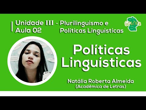 Vídeo: Qual é a diferença entre política linguística e planejamento linguístico?