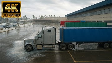 POV drive a container to 1 city to another city in United states of America.Truck SimulatorUltimate.