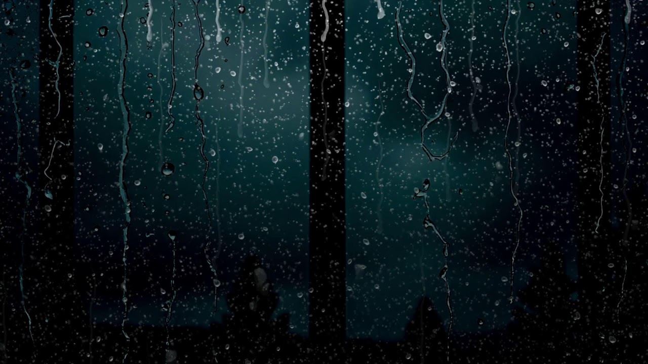 Peaceful Rainstorm with Gentle Thunder BLACK SCREEN | Sleep Relaxation Dark Screen Audio