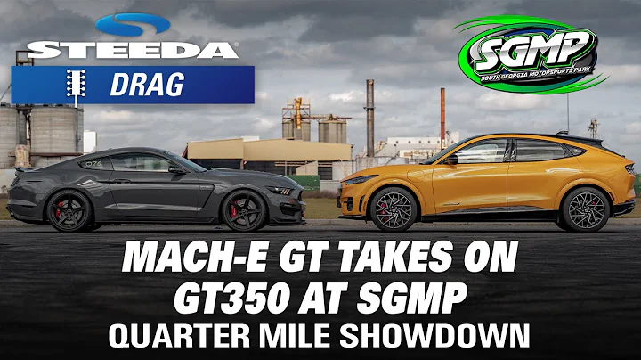 Mustang vs Mustang | Mach E GT Performance Edition VS. Steeda GT350 At The Drag Strip!