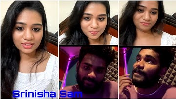 Srinisha | srinisha sam live | sam Vishal srinisha jayaselan |video call |srinisha sam performance