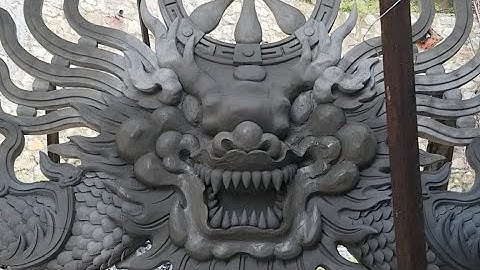 Điêu khắc Rồng Trực tiếp Băng Xi măng