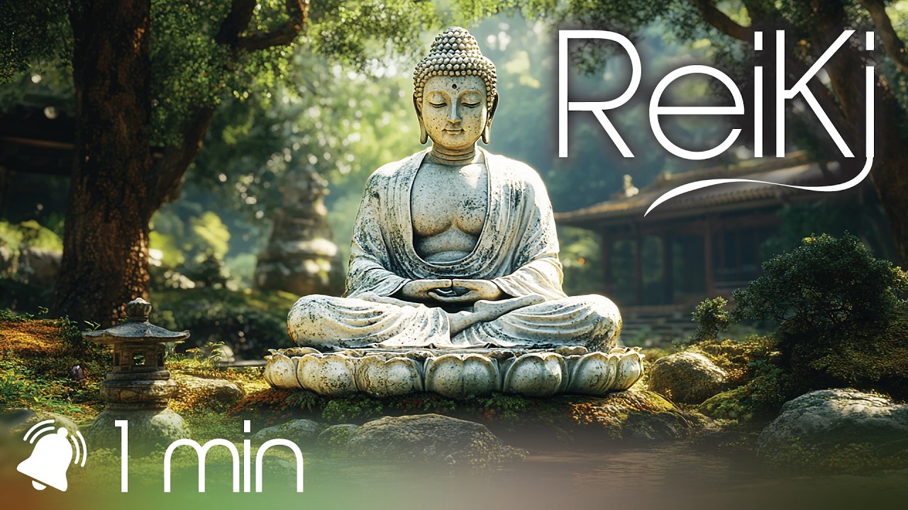 Reiki Music with Bell Every 1 Minute | Complete Body & Mind Healing and ...