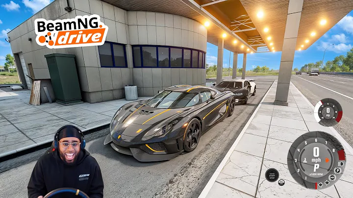 Driving T Pain's NEW Koenigsegg Regera in BeamNG.Drive lmaooo