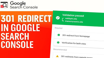 301 Redirect in Google Search Console | How to Change Your Domain in Search Console