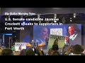 U.S. Rep. Jasmine Crockett campaigns in Fort Worth