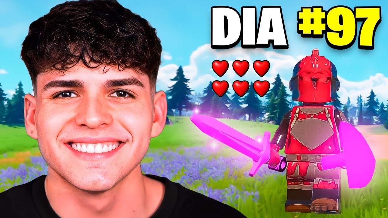 Sobreviví 100 Días En Lego Fortnite Hardcore