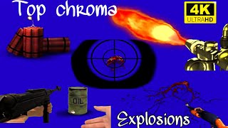 Greenscreen Explosion 4K Chroma Key Mostly Used In Movies Chroma Explosion
