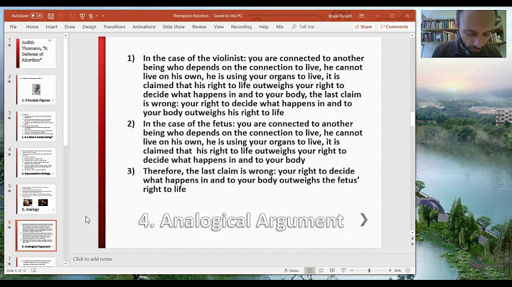 Thomson "A Defense of Abortion"