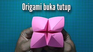 Cara membuat origami buka tutup - origami buka tutup