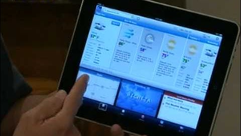 The Weather Channel on iPad