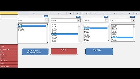 Excel de Muhasebe Programı Yapımı #1 (indirme Linki Açıklamada)