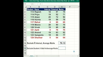Averageifs with multiple criteria and row exclusion #shorts