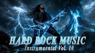 🎸 Powerful Cinematic Hard Rock Instrumentals | 1 Hour of Aggressive Non-Stop Guitar Energy Vol. 10