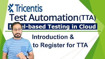 TRICENTIS Test Automation (TTA) - Lesson 01 | Introduction | How to Register | SaaS Tool