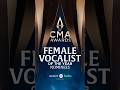 Congratulations to the #CMAawards Female Vocalist of the Year nominees 🤩