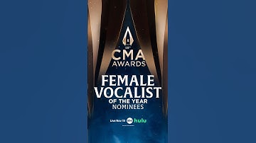 Congratulations to the #CMAawards Female Vocalist of the Year nominees 🤩