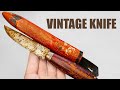 Old rusty mora knife and scabbard restoration classic mora