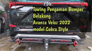 Towing Belakang Avanza new 2022 model Cobra Besi Bumper Belakang Avanza New 2022 Cobra Besi SevenCode