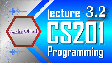 3.CS201 Lecture No 3 | Introduction to Programming | CS201 Lecture No 3 part 2
