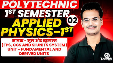 Applied physics-1st polytechnic 1st semester | UNIT & MEASUREMENT | all india polytechnic #astechnic