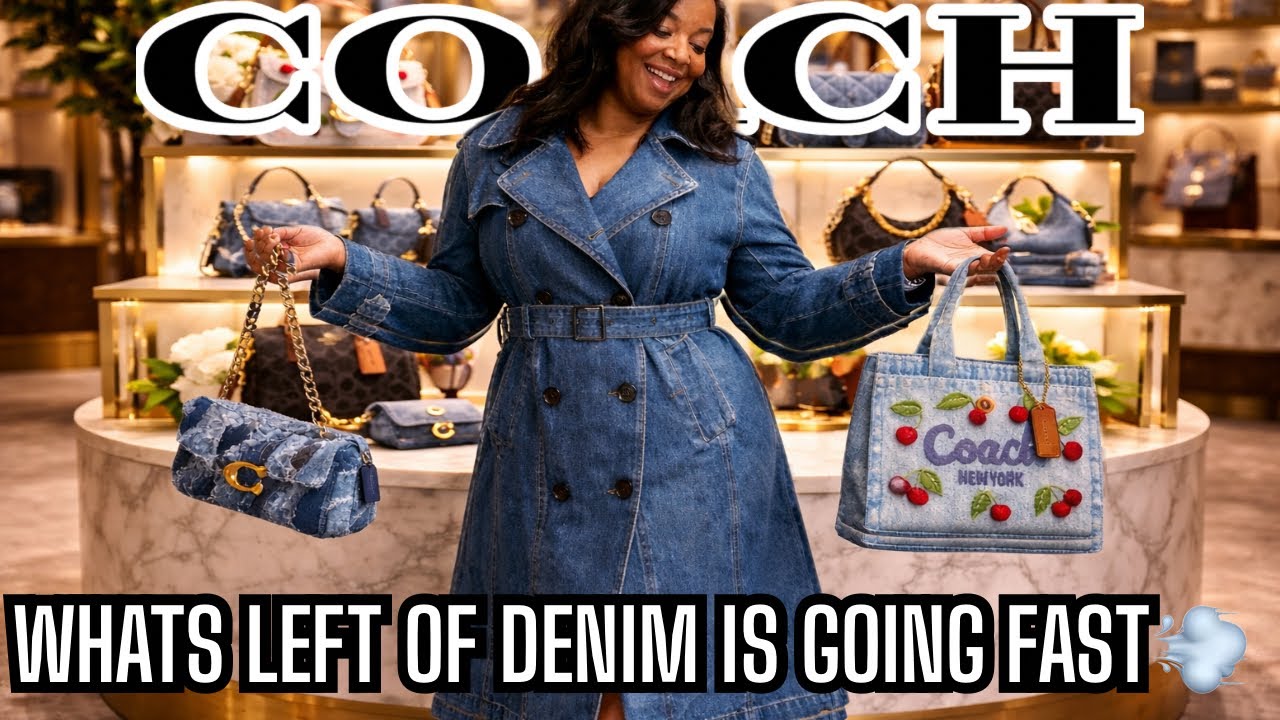 Новинки🔥 Джинсовые сумки Coach 2026: что будет дальше и что еще осталось