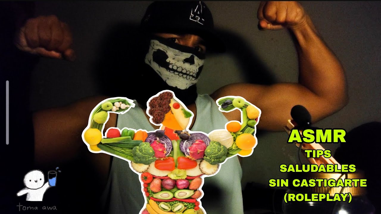 Eres mi gymbro y te doy tips saludables ASMR (ROLEPLAY) para dormir 😴💤