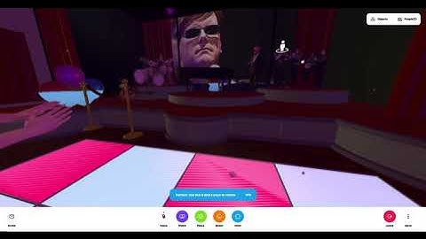 Virtual concert venue built in Mozilla Hubs