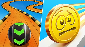 Sky Rolling Balls Vs Coin Rush - All Level Gameplay Android,iOS - NEW APK UPDATE