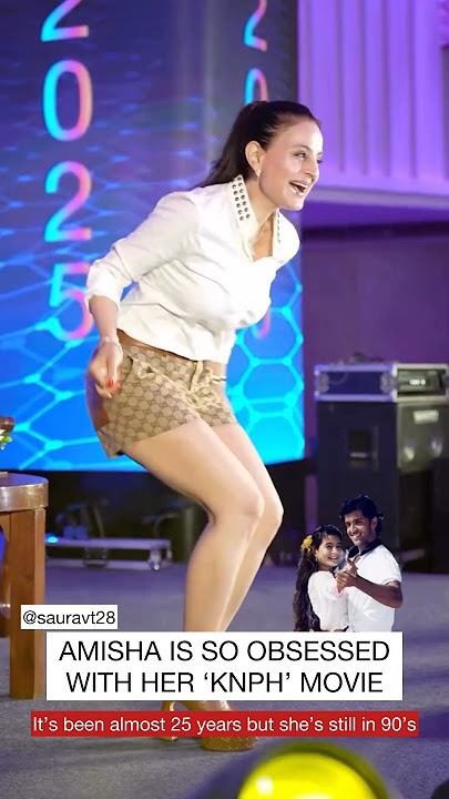 Amisha Patel is still taking the feeling of being a 25 year old girl at the age of 50| #shorts #reel