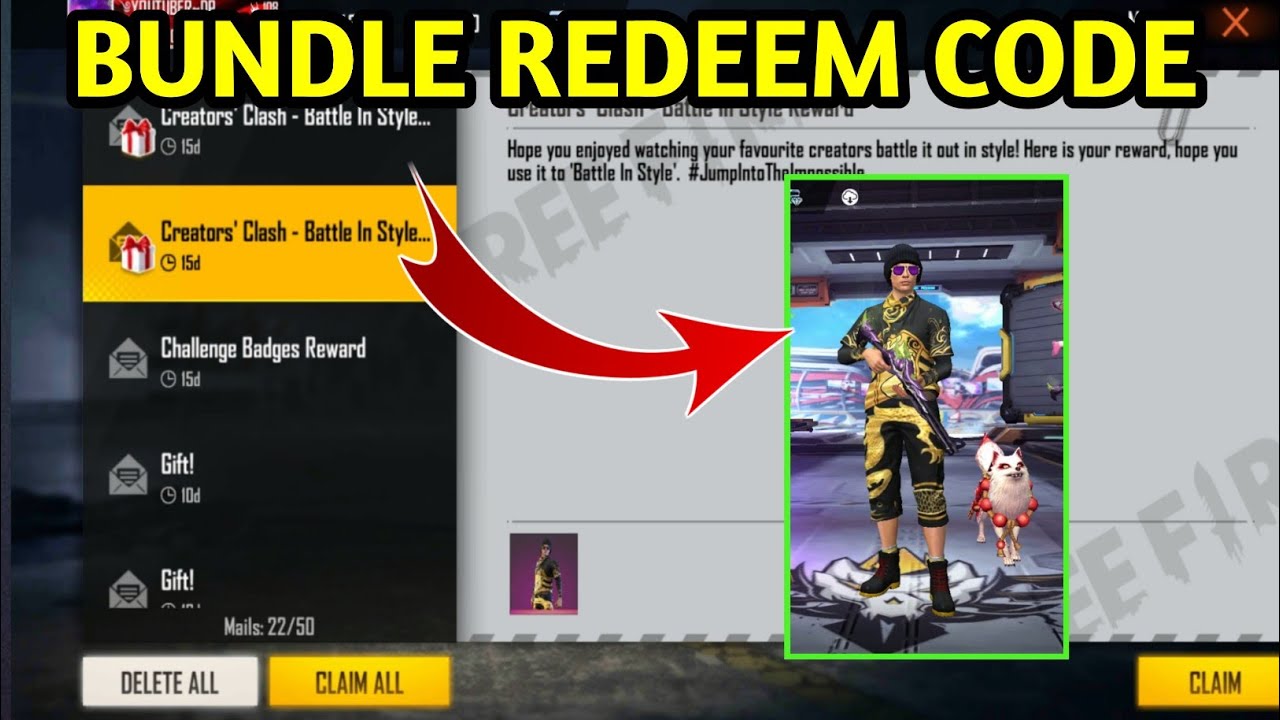 Garena free fire redeem codes 13th February: Step by step process