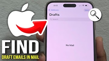 How to Find Draft Emails in Mail on iPhone - 2025