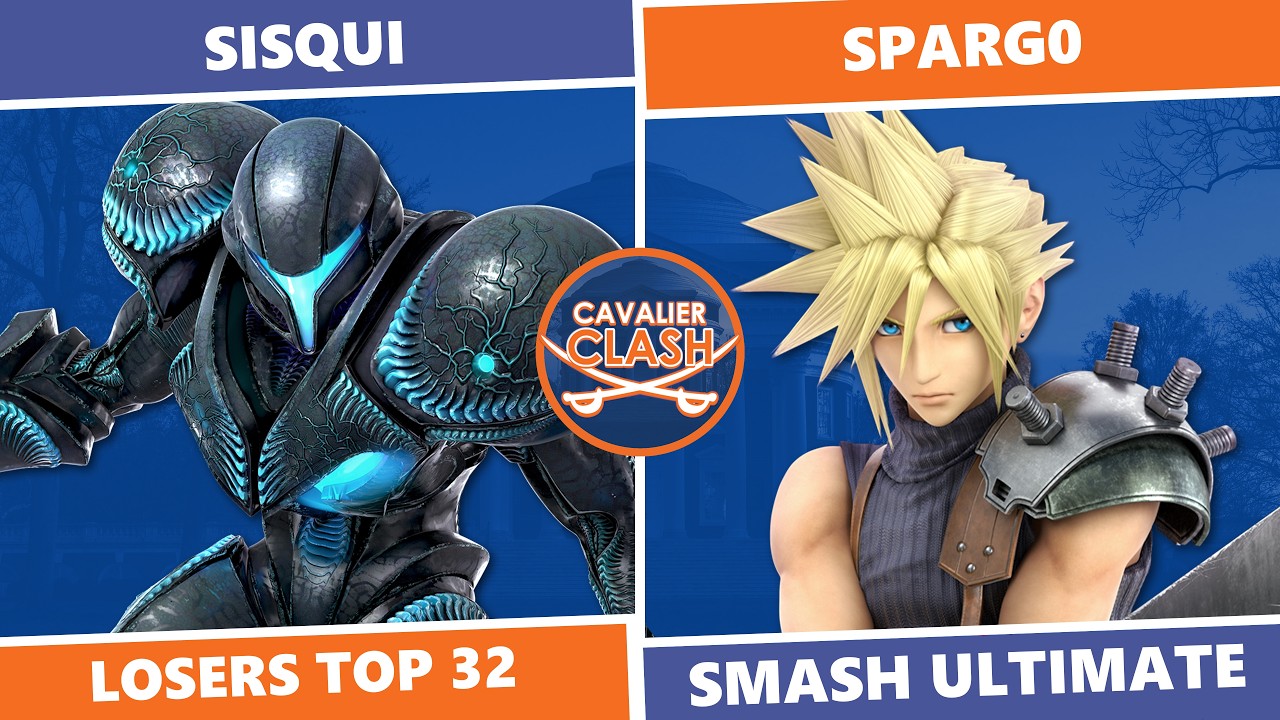 Cavalier Clash 7: Losers Top 32 - Sisqui (Dark Samus) Vs. Sparg0 (Cloud) SSBU