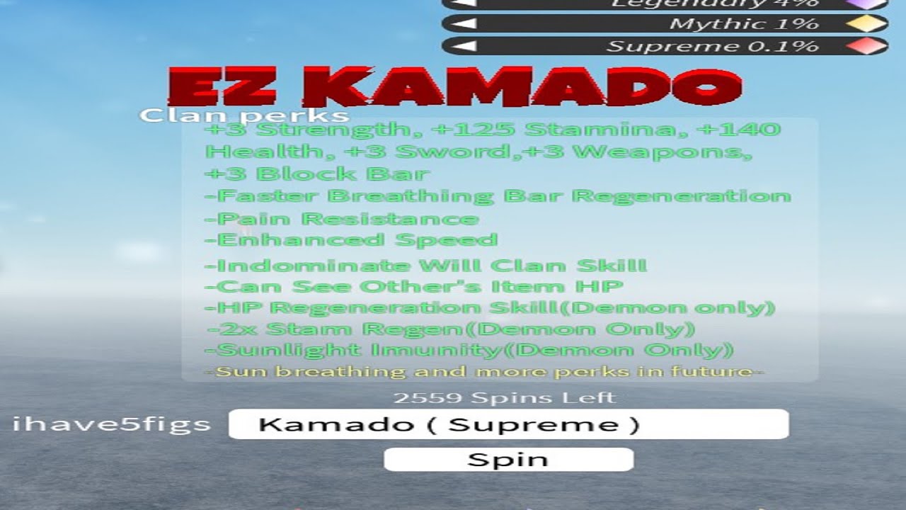 Project Slayers] How to EASILY GET KAMADO CLAN 