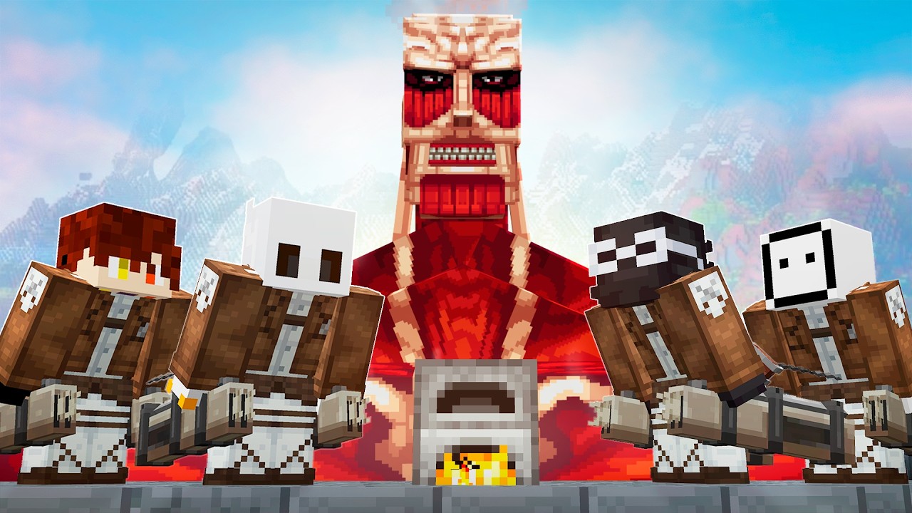 Sobrevivimos a TITANES en MINECRAFT