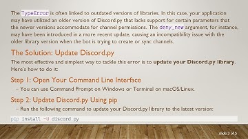 Solving the TypeError in Discord.py: A Quick Fix!
