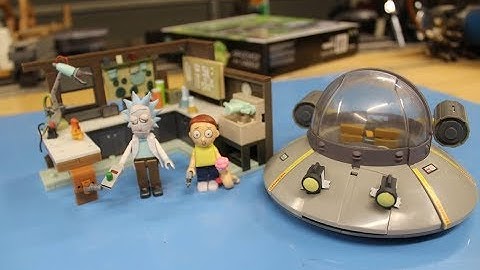 rick and morty garage and spaceship