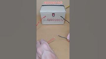 400000 volt Experiment | #tech #experience #youtubeshorts #dcmotor #dcmotorproject