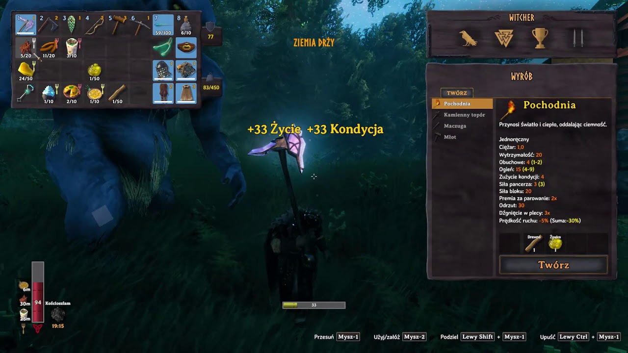 Gram w Valheim z mendami pełny skład