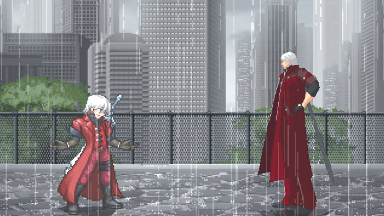 [MUGEN] Dante (DMC1) vs Dante (DMC4)