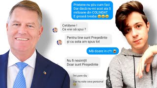 FARSA LUI IOHANNIS PREȘEDINTELE CU VERSURI DIN MELODII [ LYRIC PRANK ]