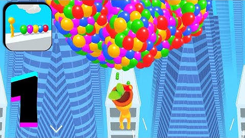 Balloon Run Games All Levels Walkthrough Gameplay iOS,Android New Video Update Max Level 1-3