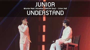 Junior - UNDERSTAND @Junior Mark ShineRise FANCON Day2 - 12 Aug 2025 [4K]