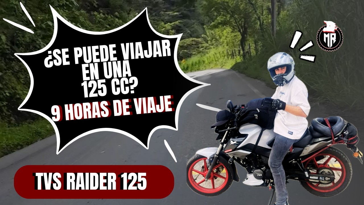 ¡9 horas sobre una Raider 125! Así se comporta en un viaje largo