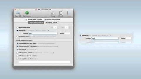 Remove PDF password Mac app for fast and efficient password search