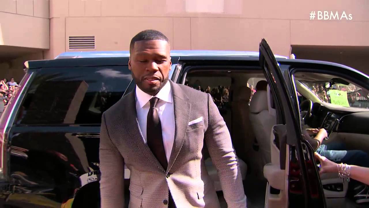 50 Cent Red Carpet Arrival - BBMA 2015
