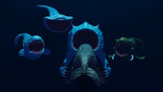 Colossal Whale Vs Mega Monsters Sea Monsters Animation Full Video