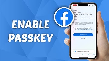 How to Enable Passkey on Facebook