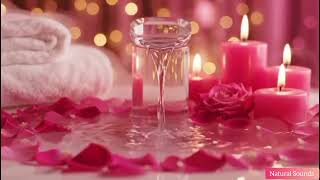 Pink Candle Spa Ambience – Relaxing Music for Stress Relief & Deep Sleep 😴✨